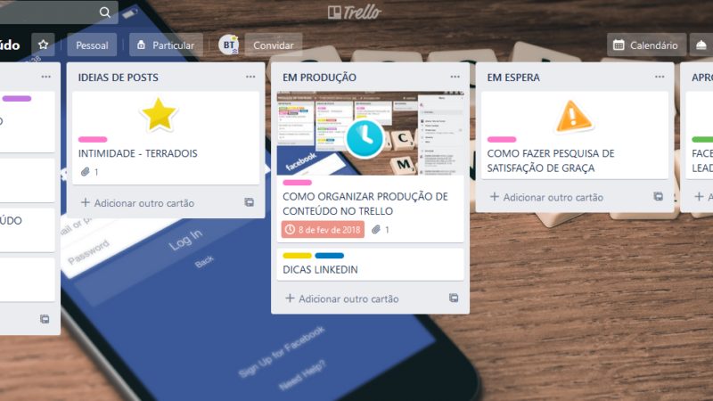 Organização de conteúdo: como usar o Trello?