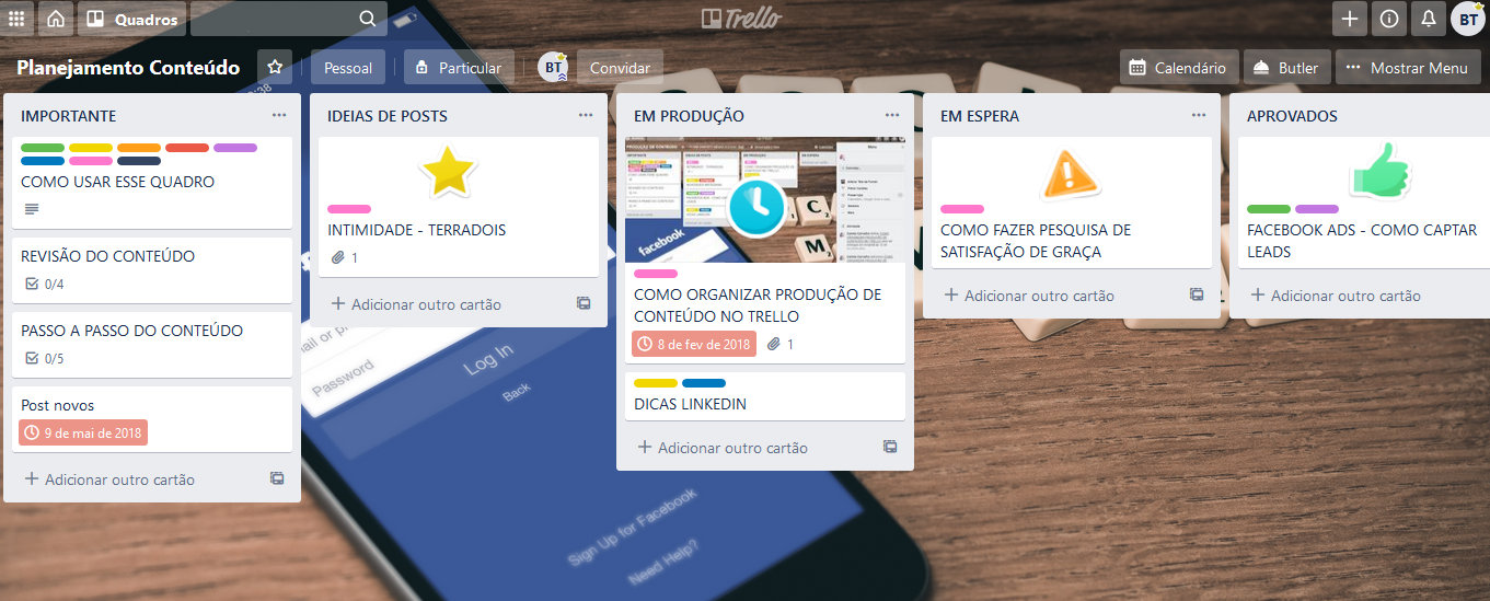 Organização de conteúdo: como usar o Trello?